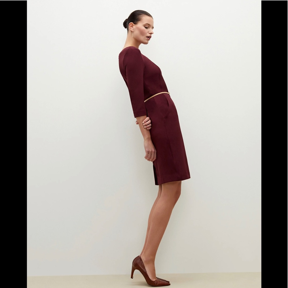 MM LAFLEUR ETSUKO dress Beautiful fall burgundy  2